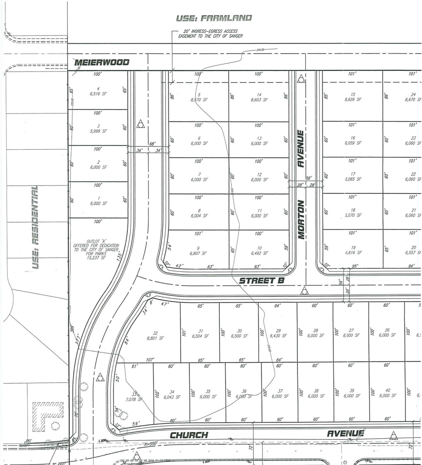 Sanger California Land Development